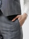 Костюм сірий в смужку: жилет та штани | 6747113 | фото 4