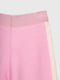Розкльошені рожеві штани с лампасами | 6747768 | фото 2