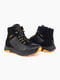 Комбіновані чорні черевики | 6737812