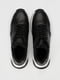 Чорні шкіряні кросівки на шнурівці | 6737929 | фото 7