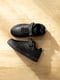 Чорні кросівки з екошкіри на липучці | 6738529 | фото 2