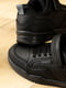 Чорні кросівки з екошкіри на липучці | 6738529 | фото 3