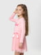 Рожева сукня з принтом з фатиновою спідницею | 6739251 | фото 4