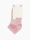 Шкарпетки рожеві з принтом | 6739875 | фото 2