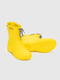 Чобітки гумові жовті з шнурівкою | 6739942 | фото 2