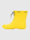Чобітки гумові жовті з шнурівкою | 6739942 | фото 4