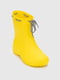 Чобітки гумові жовті з шнурівкою | 6739942 | фото 6