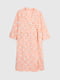 Халат для вагітних рожевий з принтом | 6740091 | фото 4