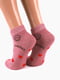 Короткі шкарпетки пудрового кольору з принтом (22-24 р.) | 6740133 | фото 2