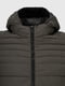 Куртка кольору хакі з блискавкою-застібкою | 6740676 | фото 3