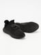 Чорні текстильні кросівки на шнурівці | 6740884 | фото 2