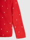 Червона піжама з аплікацією: джемпер і штани | 6742060 | фото 5