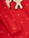 Червона піжама з аплікацією: джемпер і штани | 6742060 | фото 6