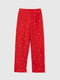 Червона піжама з аплікацією: джемпер і штани | 6742060 | фото 7
