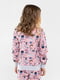 Рожева бавовняна піжама: джемпер і штани | 6742144 | фото 4