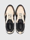 Чорно-бежеві кросівки на шнурівці | 6742433 | фото 7