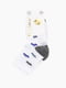 Шкарпетки білі з принтом | 6742722 | фото 2