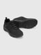 Чорні текстильні кросівки на шнурівці | 6743267 | фото 6