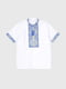 Сорочка-вишиванка біла з орнаментованою синьою вишивкою “Козачок Філіп” | 6743303 | фото 7