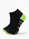 Шкарпетки чорні з принтом | 6743323 | фото 2