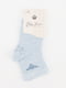 Шкарпетки блакитні з принтом | 6743662 | фото 2