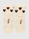 Шкарпетки молочного кольору з сердечками | 6744373 | фото 7
