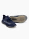 Темно-сині текстильні кросівки на шнурівцці | 6745292 | фото 2