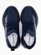 Темно-сині текстильні кросівки на шнурівцці | 6745292 | фото 7