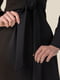 Чорна однотонна сукня А-силуету | 6745427 | фото 4