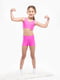 Костюм для гімнастики малиновий: топ та шорти | 6745498 | фото 3