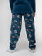 Піжама синя: джемпер та штани | 6745639 | фото 7