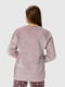 Піжама пудрового кольору з принтом: джемпер та штани | 6745730 | фото 5