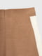 Штани коричневі з лампасами | 6745964 | фото 2
