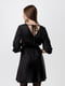 Чорна вечірня сукня з V-подібним вирізом і | 6747047 | фото 5