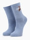 Шкарпетки (20-22) сині з принтом | 6747090