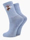 Шкарпетки (20-22) сині з принтом | 6747090 | фото 2
