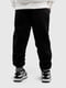 Спортивні штани однотонні чорні | 6747191 | фото 4