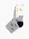 Шкарпетки сірі з принтом | 6747492 | фото 2