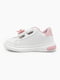 Біло-рожеві кросівки з екошкіри | 6747640 | фото 3
