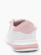 Біло-рожеві кросівки з екошкіри | 6747640 | фото 5