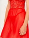 Комплект червоний: нічна сорочка жіноча та труси | 6738936 | фото 4