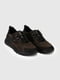 Кросівки коричнево-чорні | 6739555