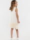 Сукня бальна молочного кольору з рюшами | 6740105 | фото 5