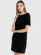 Сукня чорна з коротким рукавом | 6742456 | фото 2
