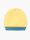 Комплект: чоловічок жовто-синій з принтом та шапочка | 6743318 | фото 5