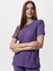 Піжама фіолетова в рубчик: футболка та бриджі | 6744677 | фото 4