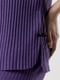 Піжама фіолетова в рубчик: футболка та бриджі | 6744677 | фото 6