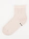 Шкарпетки кольору капучіно з візерунком | 6744818