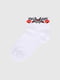 Шкарпетки білі з квітковим візерунком | 6745147 | фото 3