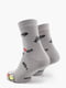 Шкарпетки світло-сірі з малюнком | 6745434 | фото 2